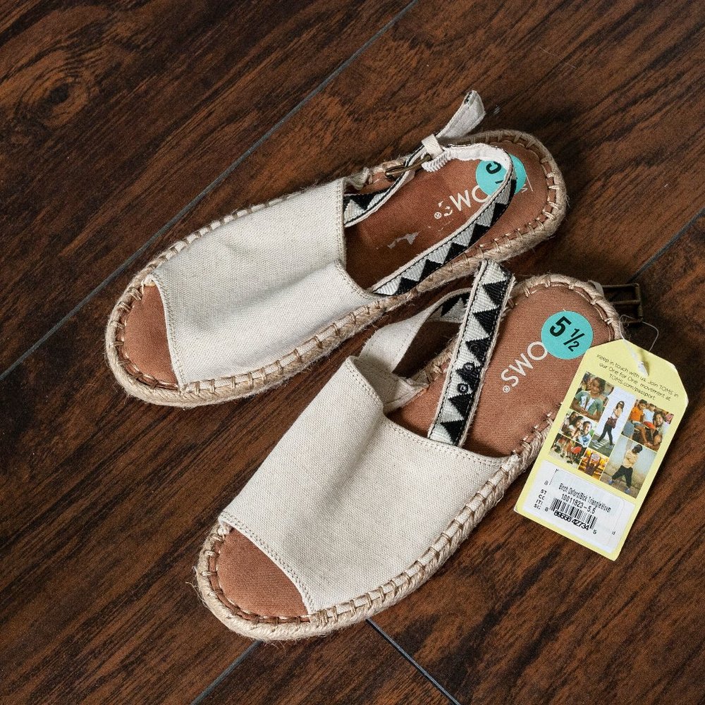 TOMS Clara Espadrille Slingbacks